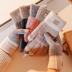 Winter Touch Screen Knitted Gloves for Women and Men