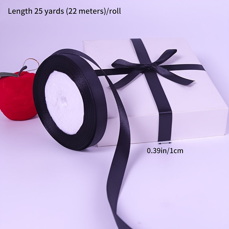 39'' Satin Ribbon Roll for Gift Wrapping DIY Wedding Ribbon - 25 Yards