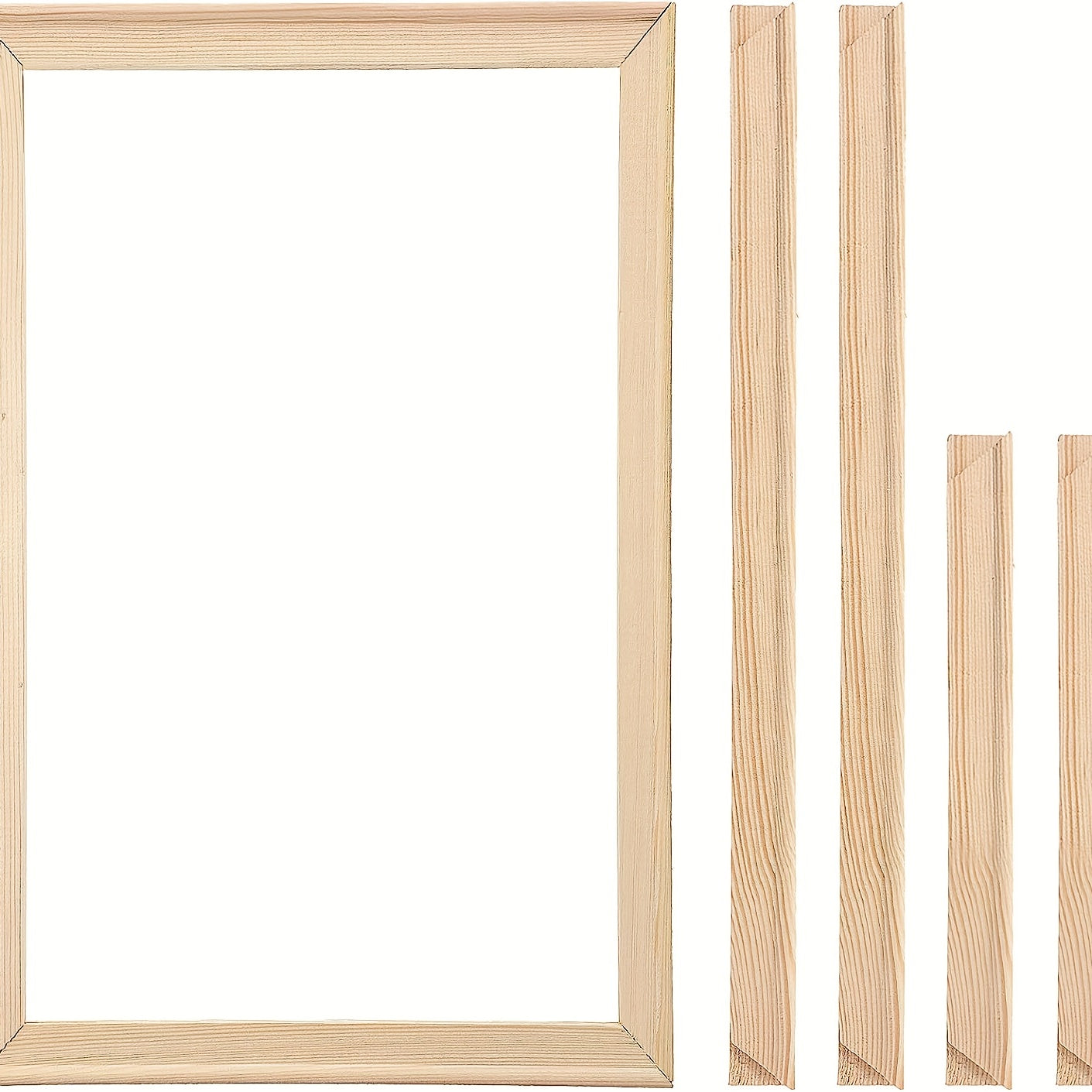 DIY Canvas Stretcher Bars Frame Kit for Paintings Prints