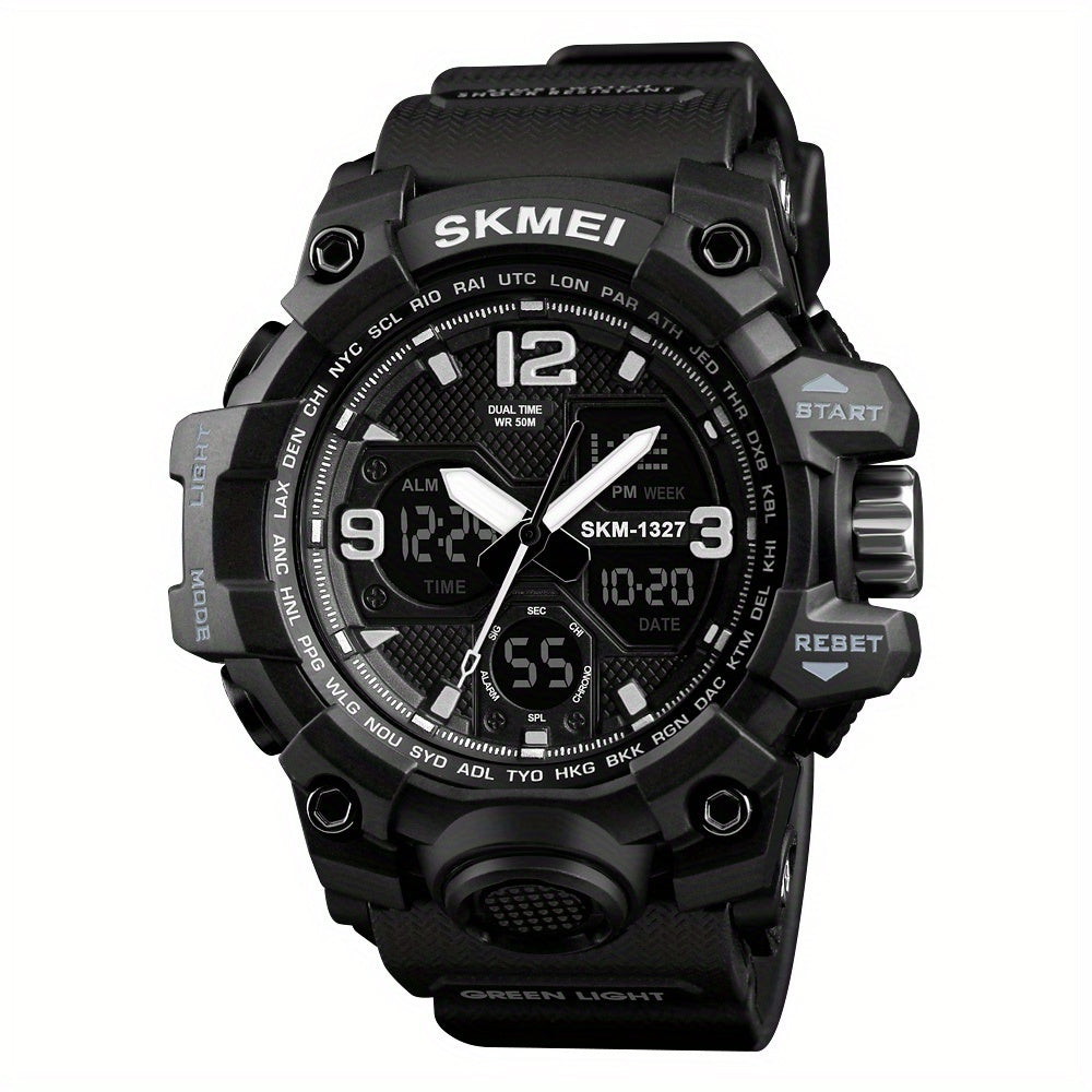Boys Sports Watch Dual Display Electronic Waterproof Watch