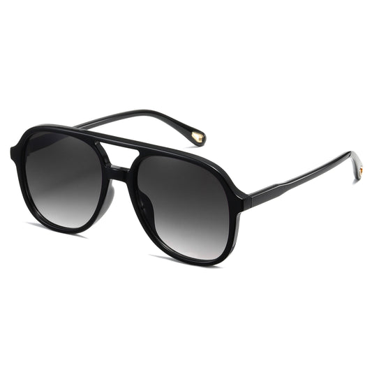 Vintage Polarized Aviator Sunglasses Womens 70s Double Bridge Sun Glasses