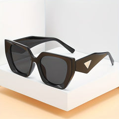 Men's Large Frame Decorative Sunglasses for Street Photography Holiday Party