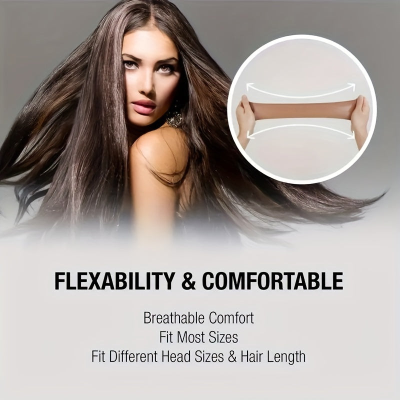 12 Pcs Nylon Wig Caps For Making Wig - Stretchy Stocking Wig Caps