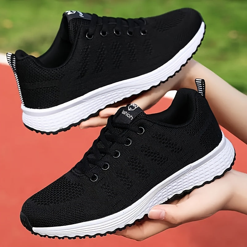Women's Comfy Lace-up Mesh Sneakers for Outdoor Sports