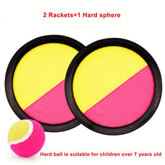 Kids Toss And Catch Ball Set Outdoor Sports Racket Palm Ball