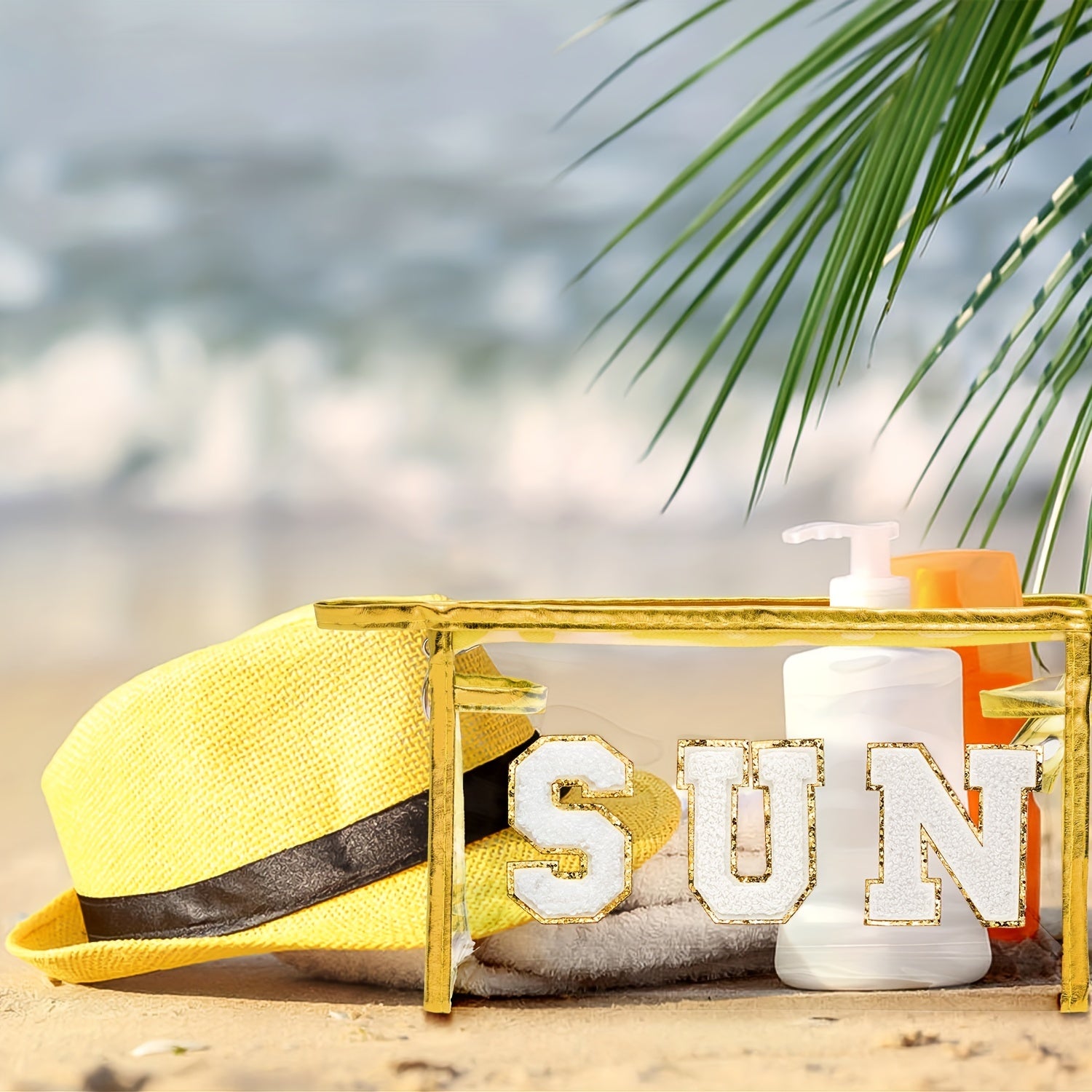 SUN Cosmetic Toiletry Bag Portable Makeup Swimming Pool Bag