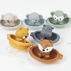 Kids Bathroom Stackable Floating Boat Toy Set