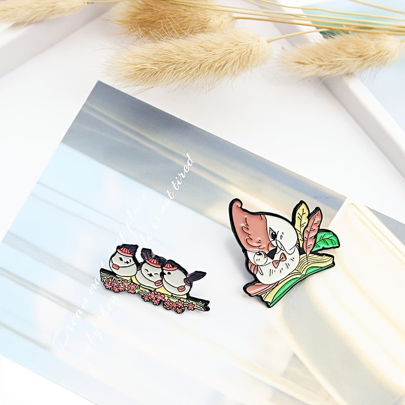 Bird Zinc Alloy Pin for Men