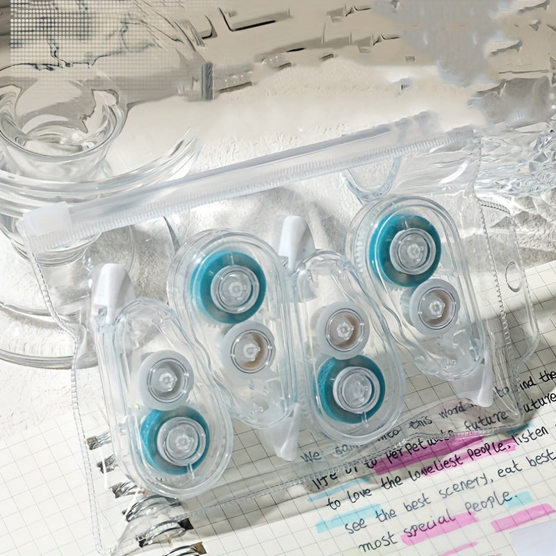 4pcs Large Capacity Dot Glue Notebook with Double-sided Tape