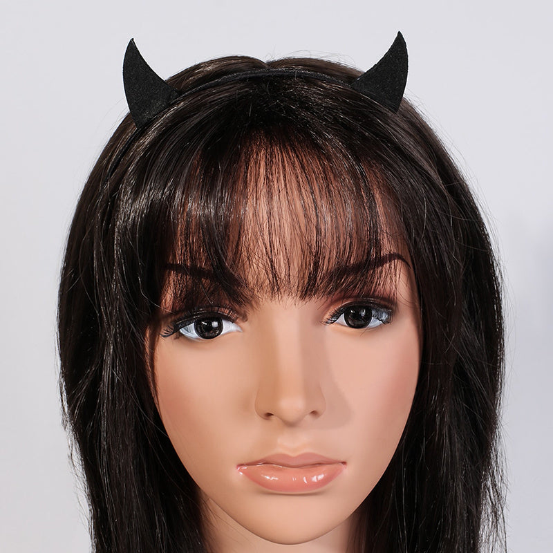 Glitter Devil Horns Headband Christmas Cosplay Costume