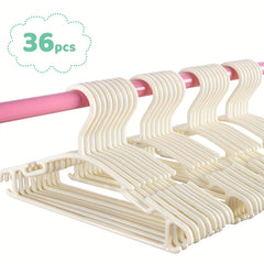 12pcs Beige Baby Hanger for Clothing Stores
