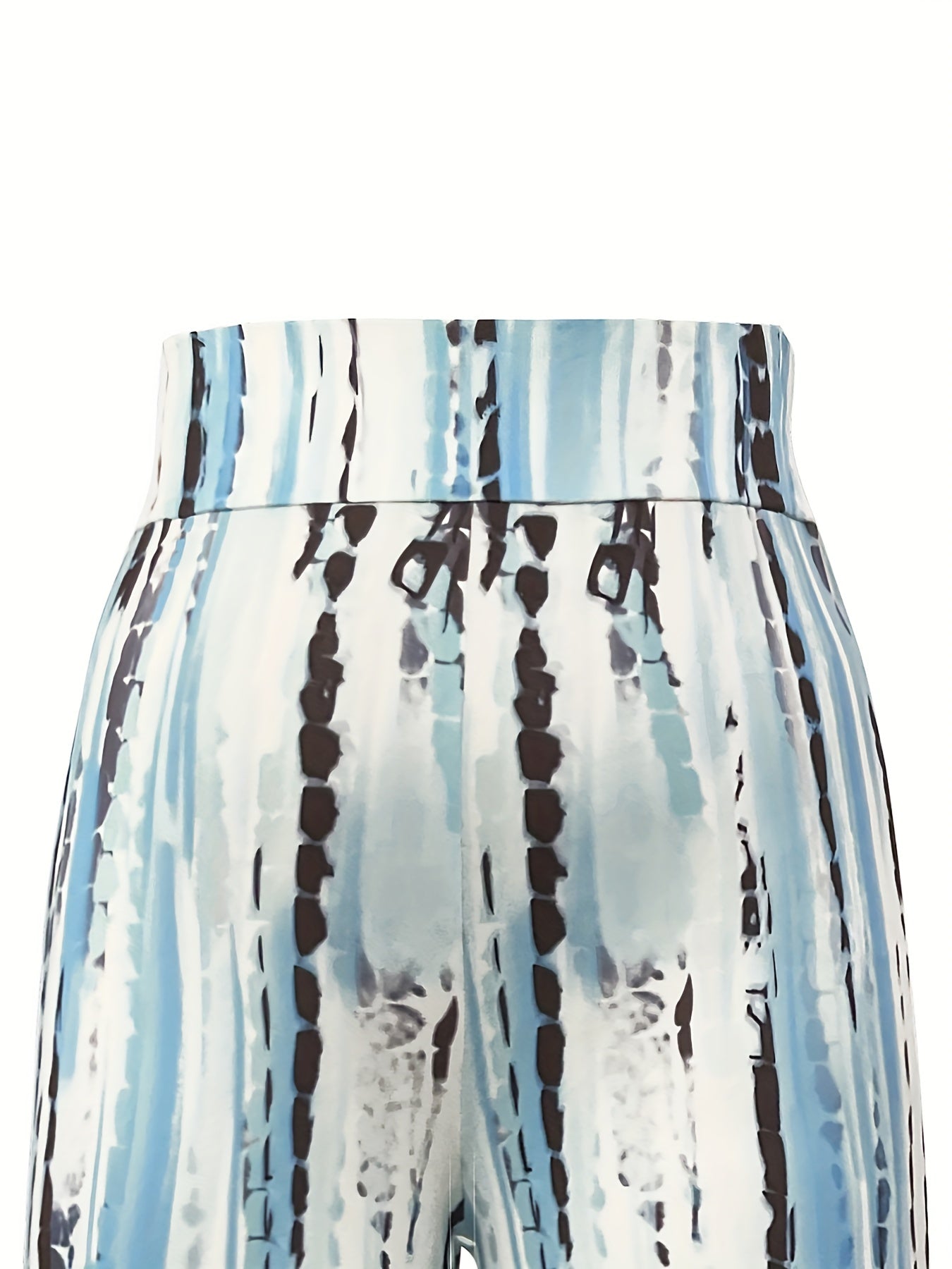  Tie Dye Low Rise Wide Leg Trousers