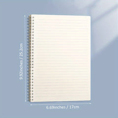 A5 B5 Spiral Notebook 8mm Ruled 80 Sheets Journals