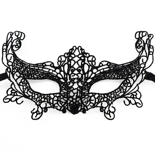Fox Shaped Lace Masquerade Mask for Adults Costume Theme Party