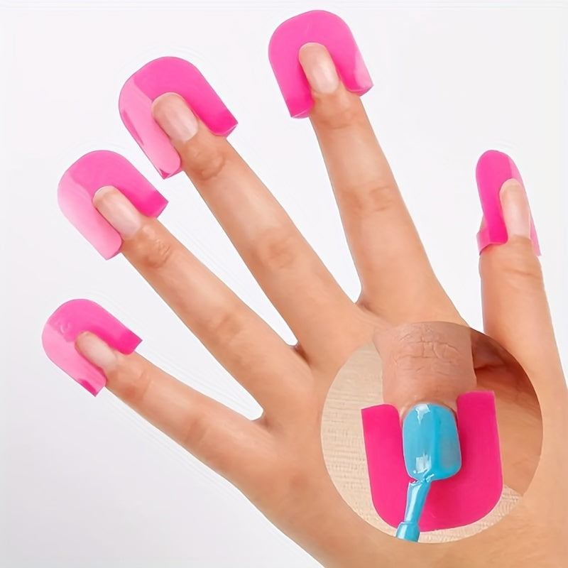 26pcs U Curve Nail Protector Set for Perfect Nail Art