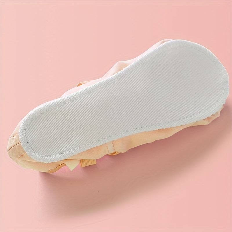 Pink Embroidered Dance Shoes for Girls - Ballet & Gymnastics