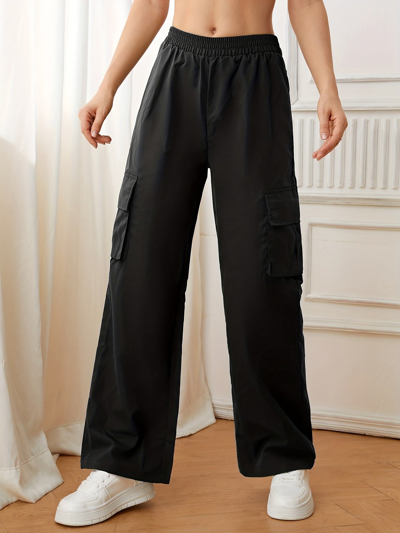 Cargo Pants Casual High Waist Pants Women's Clothing