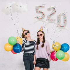 5pcs Cloud Balloons for Happy Birthday Celebrations