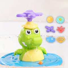 Crocodile Bath Toy for Kids Water Spray Play Set with Accessories