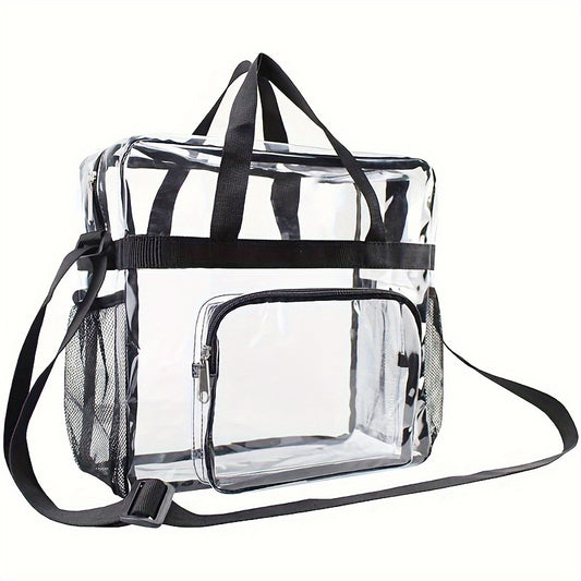 Transparent PVC Large Capacity Beach Bag Travel Bag Waterproof Wash Bag