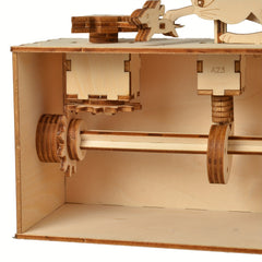 Handcrafted Cat and Mouse Wooden Puzzle Kit