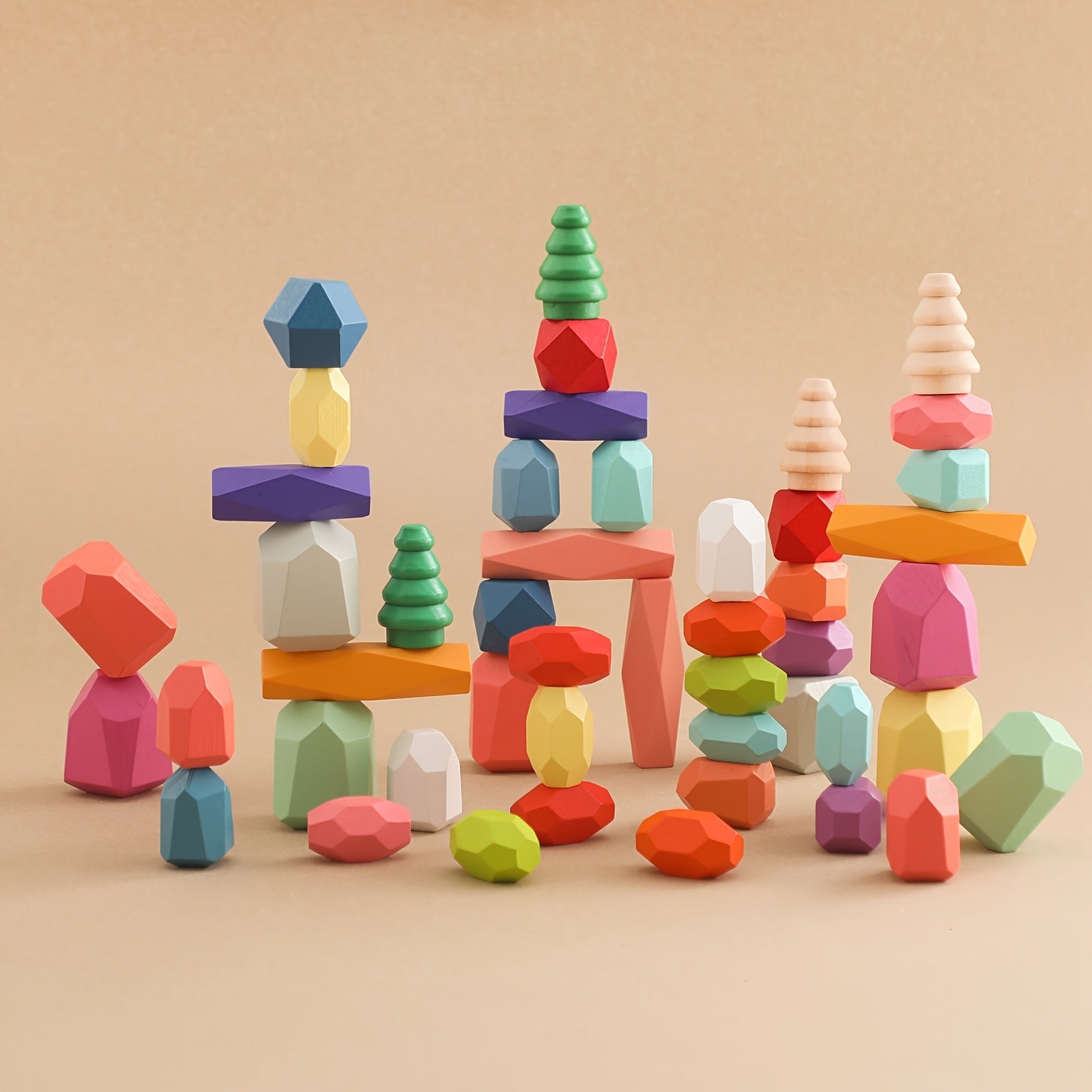 Wooden Stacking Puzzle Balance Toy for Kids