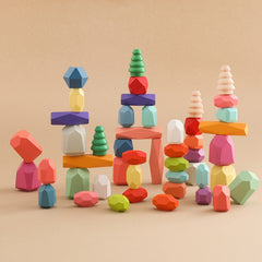 Wooden Stacking Puzzle Balance Toy for Kids