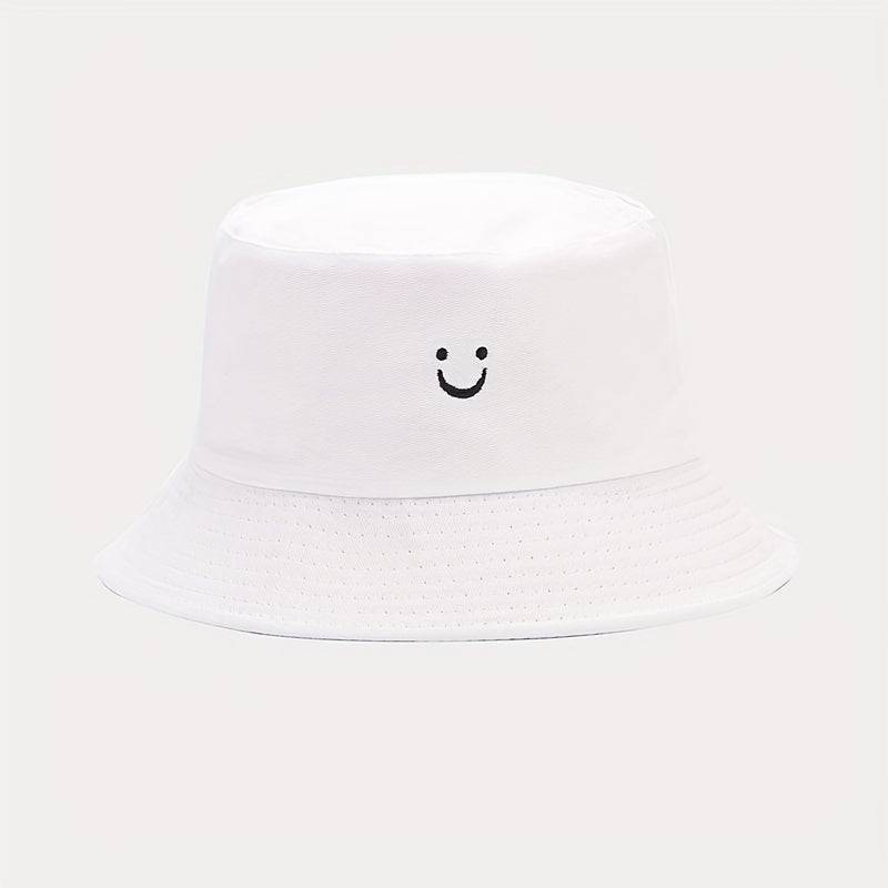 Versatile Bucket Hat With Double Sided Faces Sun Hat