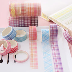 Geometric Pattern and Paper Tape Set DIY Stationery Stickers