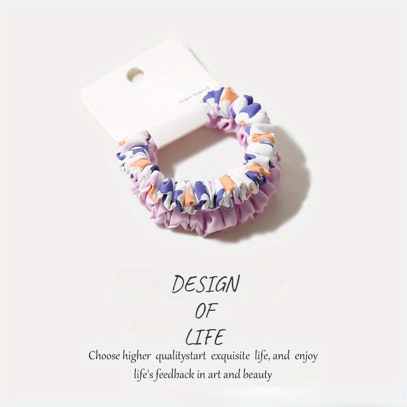 Colored Hair Ties Hair Rings Hair Rope Ponytail Holder Hair Accessories