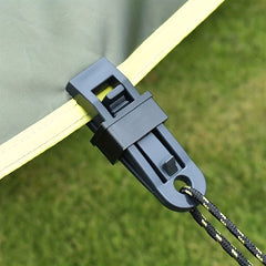 10pcs Outdoor Camping Tent Clips Windproof Straps and Hooks