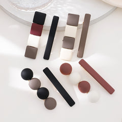 Vintage Geometric Hair Clips Metal Hair Pin for Women Girls