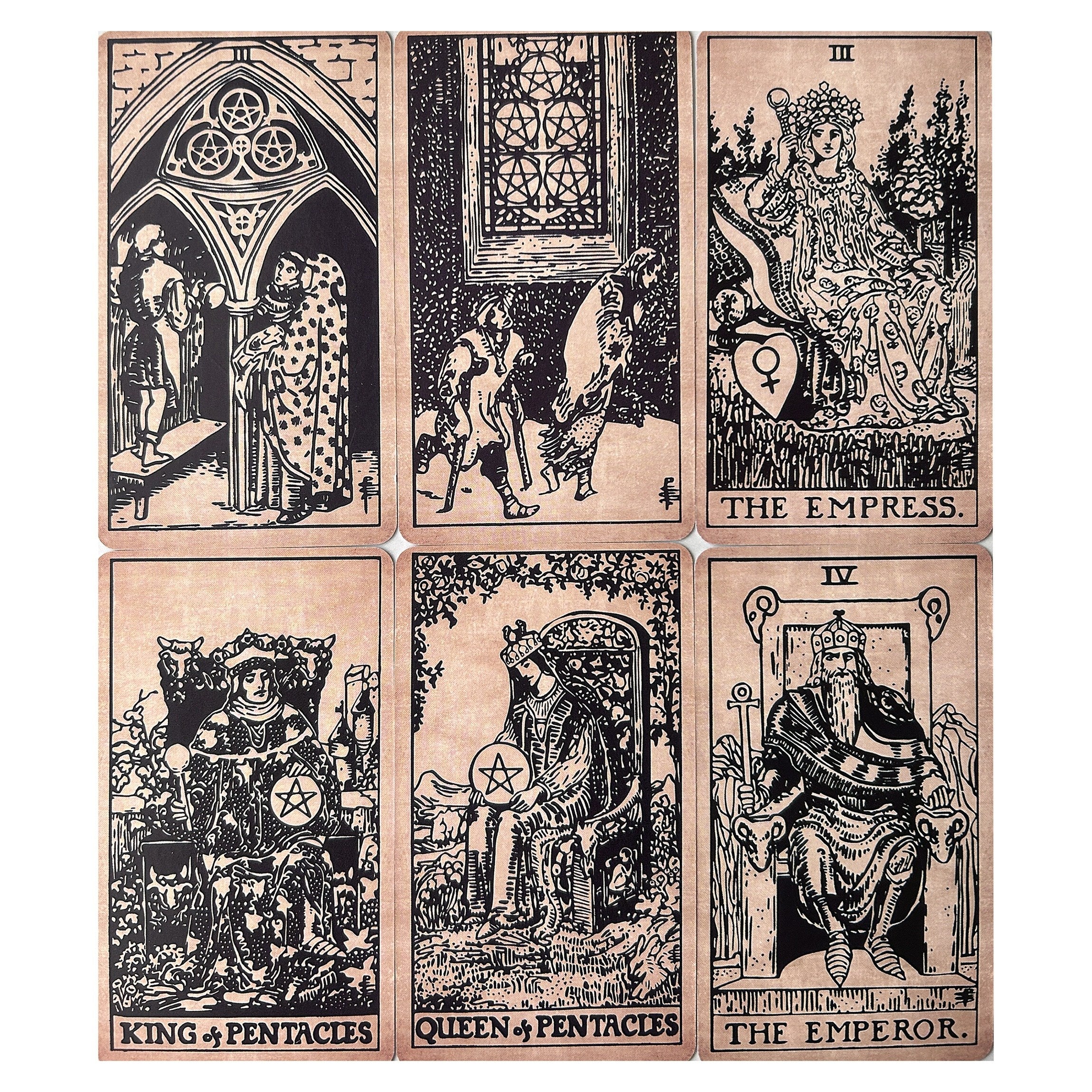 Outdoor Entertainment Tarot Deck & Retro Board Game Set