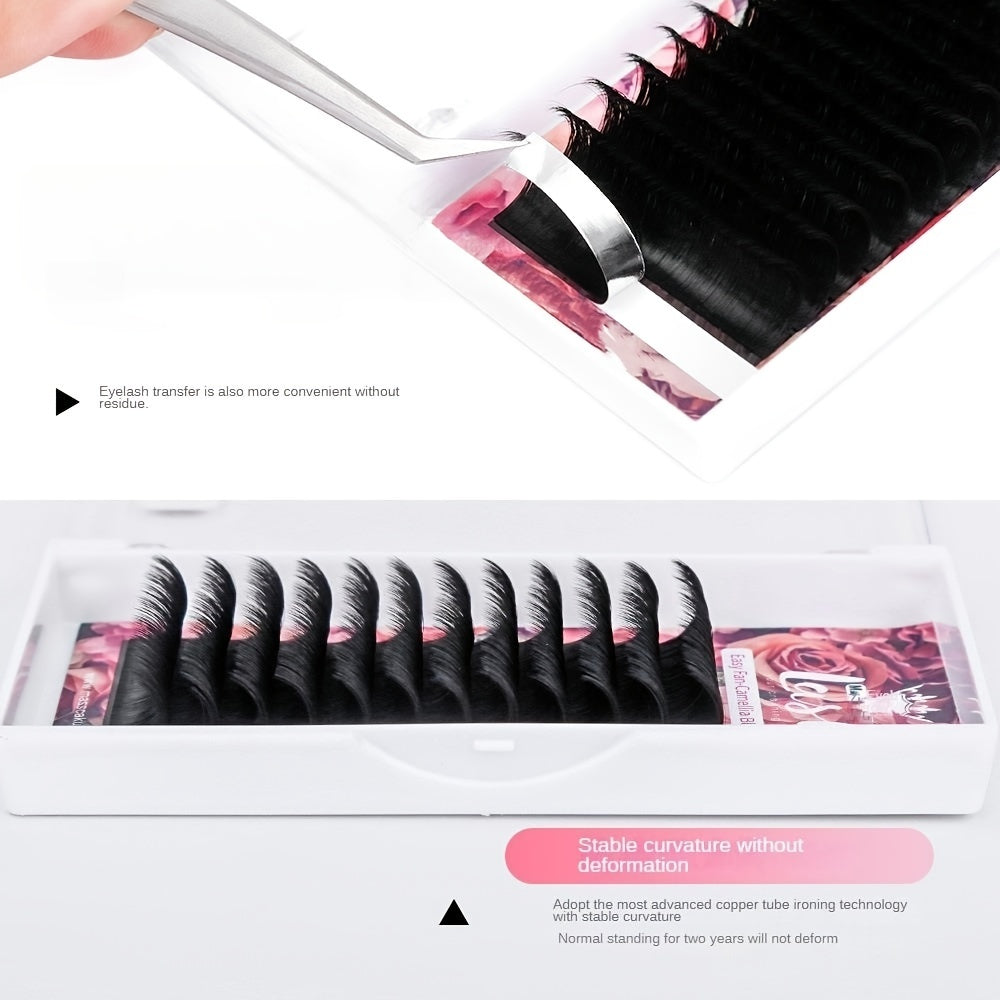 Mini Cluster Lashes 12 Rows 0.07DD Curl 8-15mm Wispy Natural Look DIY Eyelashes