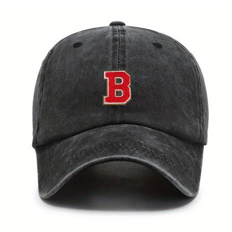 Vintage Washed Baseball Cap Soft Top for Men
