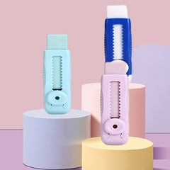 Art Eraser with Push Pull Case and Refill for Projects