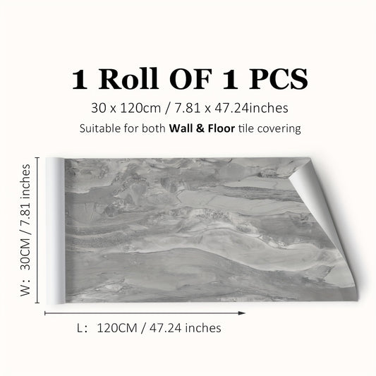Marble Pattern Floor Stickers Waterproof Non-slip Tile Stickers