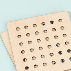 Wooden Lacing Toys Early Learning Games Educational Tools