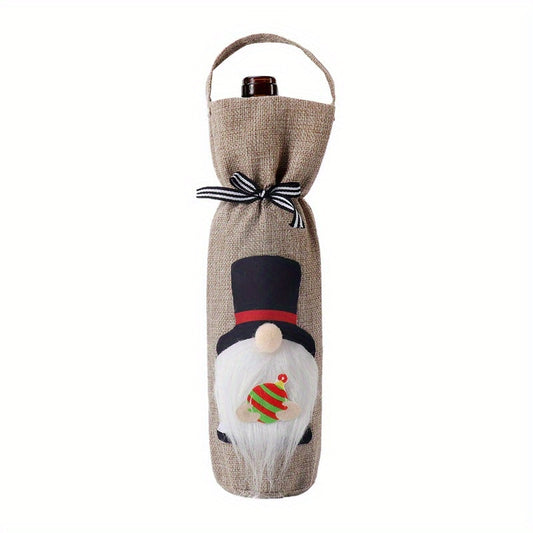 Christmas Wine Bottle Holder for Retail Stores and Boutiques