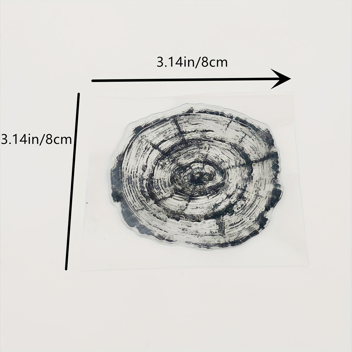 Wood Grain DIY Silicone Transparent Stamp