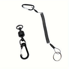 Multifunctional Magnet Keychain Spring Rope Telescopic Keyring