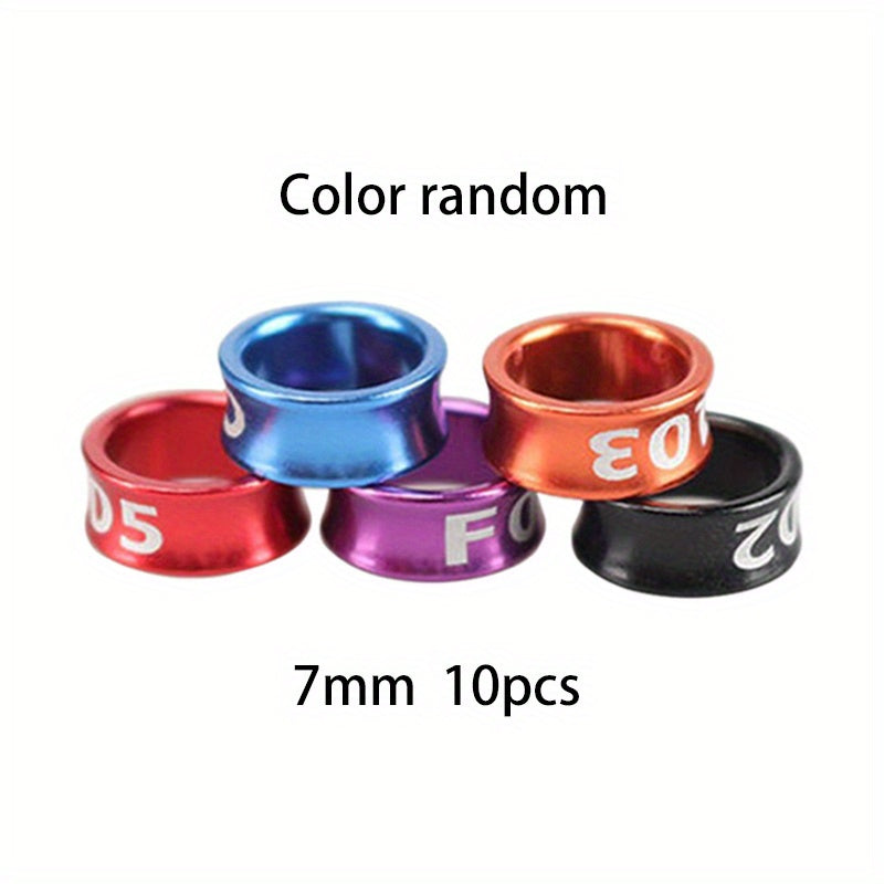 10PCS Bird Parrots Foot Rings for Outdoor Training