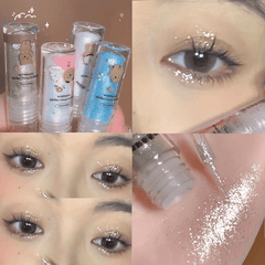 4 Colors Sequin Liquid Eyeshadow Glitter Pearly Finish Makeup