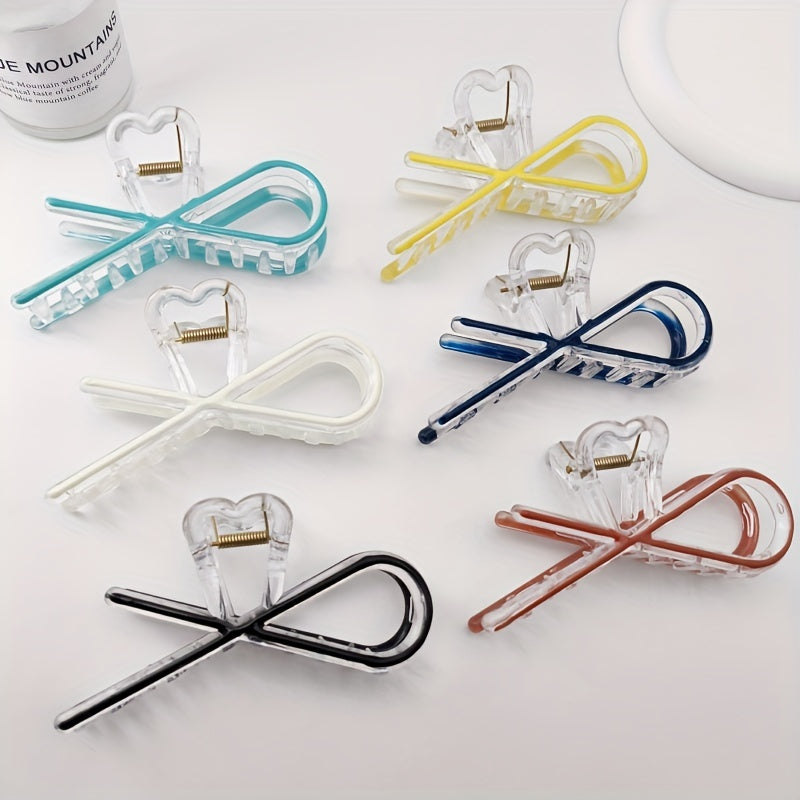 11 Clear Frame Banana Clip Non Slip Hair Accessory