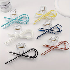 11 Clear Frame Banana Clip Non Slip Hair Accessory