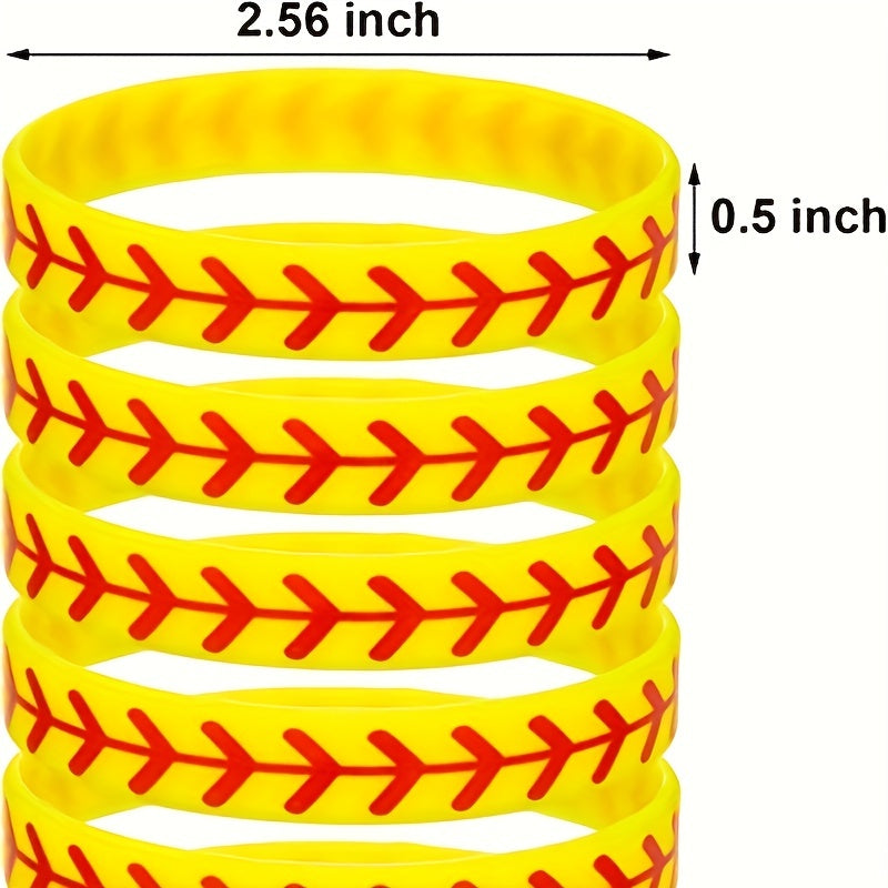 Baseball Silicone Bracelet - Perfect Gift for Players