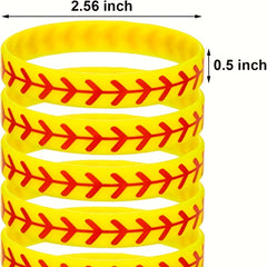 Baseball Silicone Bracelet - Perfect Gift for Players