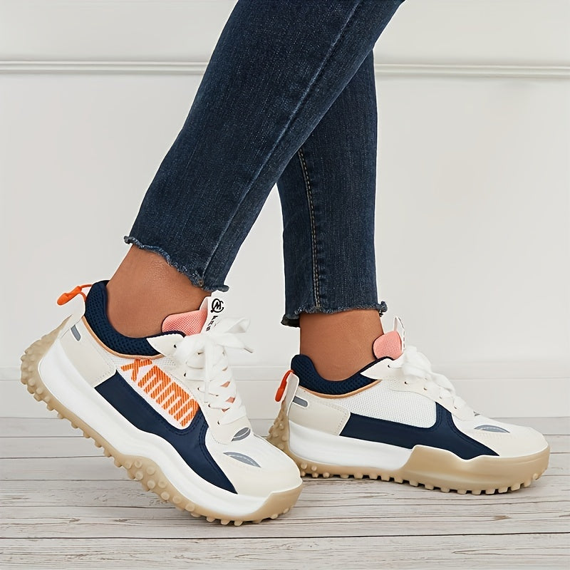 Thick Sole Chunky Sneakers Shock Absorption Sport Shoes