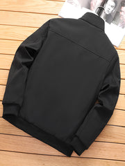 Men's Casual Warm Fleece Jacket for Fall Winter
