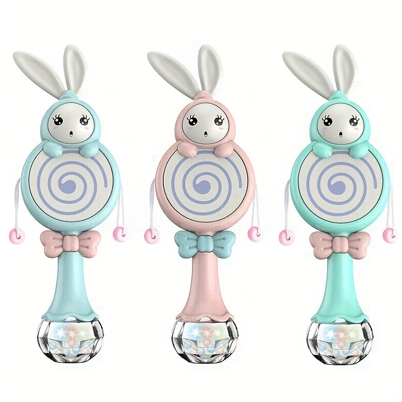 Baby Bell Drum Rabbit Hand Shake Bell Toy